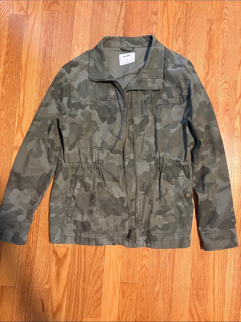 Old Navy Green Camo Utility Jacket